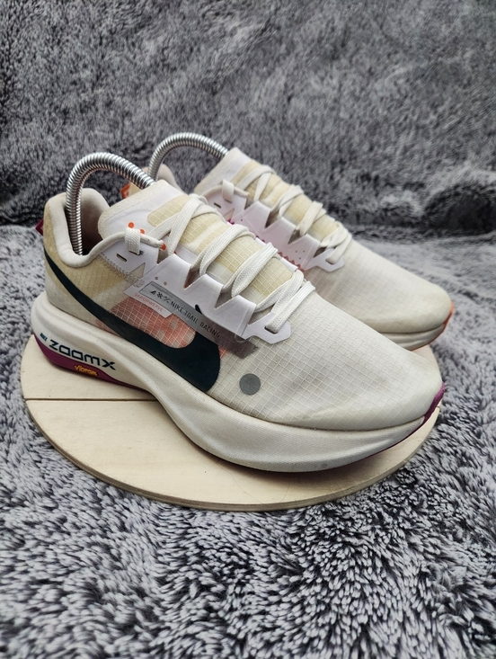Nike ZoomX Invincible Run Shoes - Nike ZoomX Ultrafly Trail Prototype Ivory Orange Running Shoes Women's Size 8